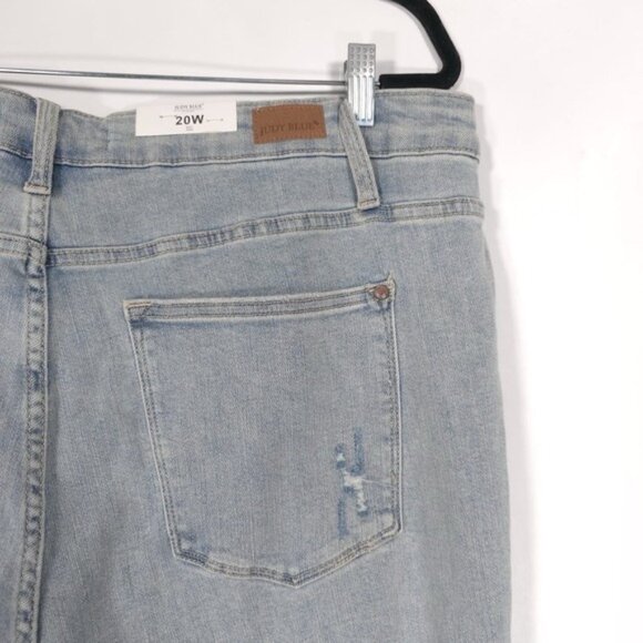 NWT JUDY BLUE Jeans 20W Bellevue High Rise Tummy Control Top Skinny JB88431LT - Picture 11 of 14